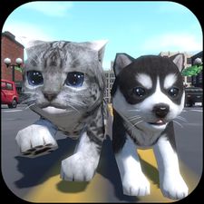 Скачать взломанную Cute Pocket Cat And Puppy 3D (Мод все открыто) на Андроид