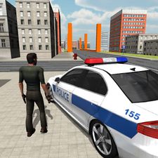 Скачать взломанную Police Car Driver (Взлом на монеты) на Андроид