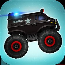 Скачать взломанную Monster Truck Police Racing (Мод много денег) на Андроид