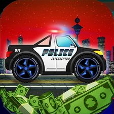 Скачать взломанную Police car racing for kids (Мод много денег) на Андроид