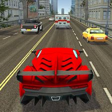 Скачать взломанную Traffic City Racing Car (Взлом на монеты) на Андроид