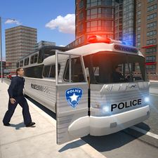 Скачать взломанную Police bus prison transport 3D (Мод все открыто) на Андроид