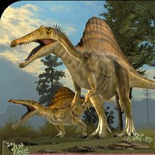 Скачать взломанную Clan of Spinosaurus (Мод все открыто) на Андроид