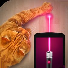 Скачать взломанную Лазер для кота. Симулятор (Мод все открыто) на Андроид