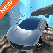 Скачать взломанную Flying Submarine Car Simulator (Мод много денег) на Андроид