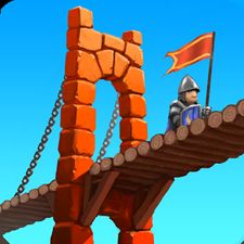 Скачать взломанную Bridge Constructor Medieval (Взлом на монеты) на Андроид