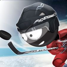 Скачать взломанную Stickman Ice Hockey (Мод все открыто) на Андроид