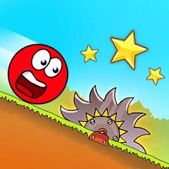 Скачать Red Ball 3: прыгающий Красный (Много монет) на Андроид