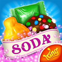 Скачать Candy Crush Soda Saga (Много денег) на Андроид