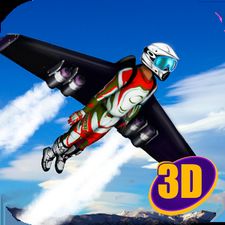 Скачать взломанную Skydiving Flying Air Race 3D (Взлом на монеты) на Андроид