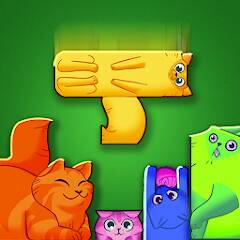 Скачать Block Puzzle Cats (Разблокировано все) на Андроид