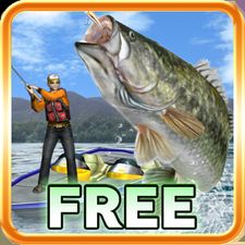 Скачать взломанную Бесплатная 3D Bass Fishing (Мод все открыто) на Андроид