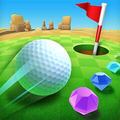 Скачать Mini Golf King - игра по сети (Много денег) на Андроид