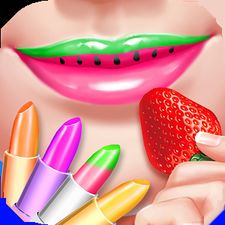 Скачать взломанную Fruity Lipstick Maker Salon (Мод все открыто) на Андроид