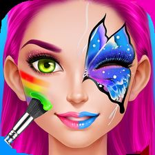 Скачать взломанную Face Paint Party! Girls Salon (Мод много денег) на Андроид