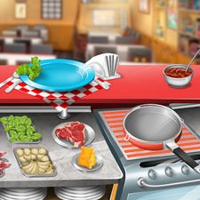 Скачать взломанную Cooking Stand Restaurant Game (Мод все открыто) на Андроид