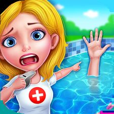 Скачать взломанную Summer Pool Party Doctor (Взлом на монеты) на Андроид