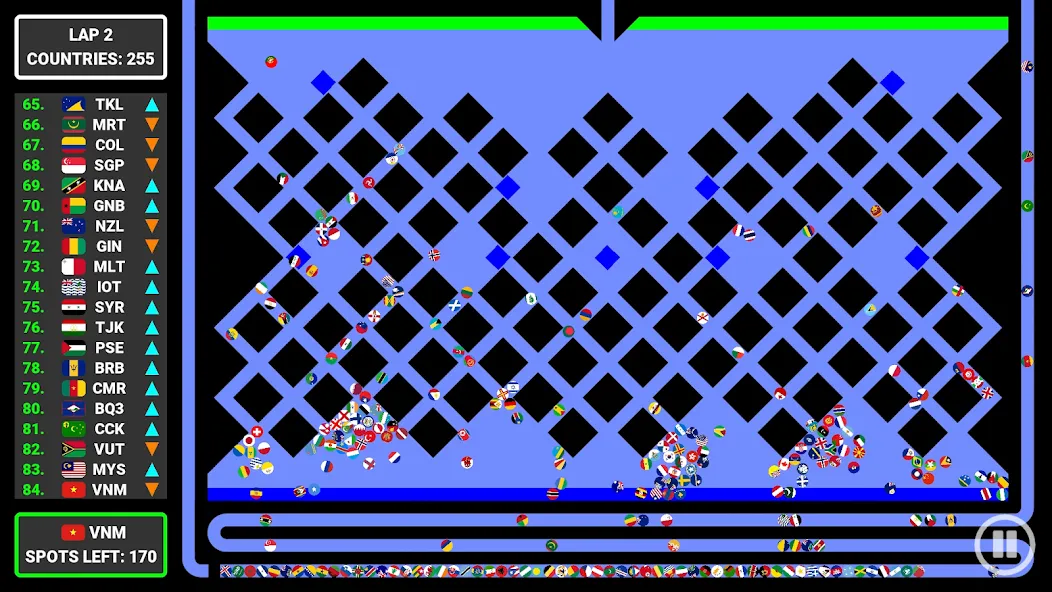 World Marble Race (Ворлд Марбл Рейс) [МОД: Деньги, Монеты и Меню MOD] Screenshot 2