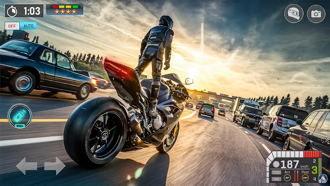 Moto Racing 3d Motorcycle Game (Дерт Байк Рейсинг 3Д) [МОД: Много монет, Открытые уровни и Мега MOD] Screenshot 5