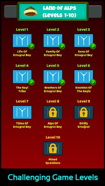 Ertugrul Ghazi Quiz Game [МОД: Меню, Бесконечные монеты и Открытые уровни] Screenshot 4