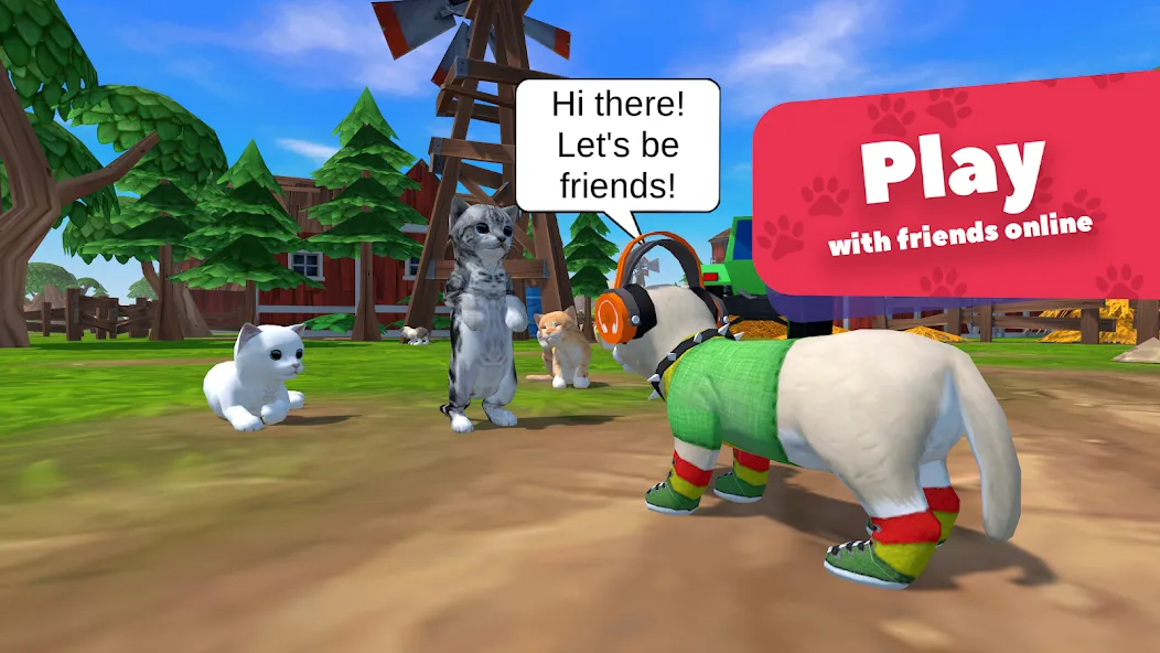 Cat Simulator - Animal Life [МОД: Деньги, Монеты и Меню MOD] Screenshot 2