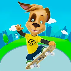Скачать Pooches: Skateboard [МОД: Много денег, Монет и Все открыто] | Взлом Pooches: Skateboard на Андроид