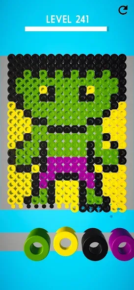 Hama Beads: Colorful Puzzles (Хама бидс) [МОД: Меню, Бесконечные монеты и Открытые уровни] Screenshot 2