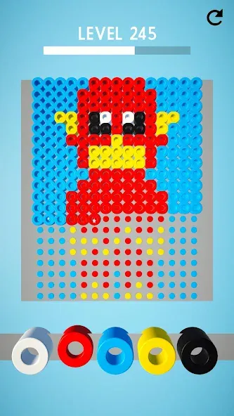 Hama Beads: Colorful Puzzles (Хама бидс) [МОД: Меню, Бесконечные монеты и Открытые уровни] Screenshot 4