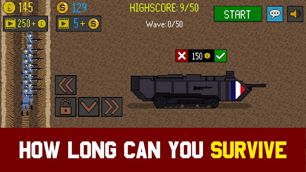 Trench Warfare 1917: WW1 RTS (Траншейная война 1917) [МОД: Меню, Бесконечные монеты и Открытые уровни] Screenshot 5