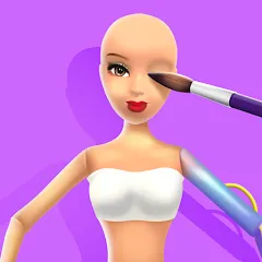 Скачать Doll Makeover - DIY 3D Dolly [МОД: Много денег, Монет и Все открыто] | Взлом Doll Makeover - DIY 3D Dolly на Андроид
