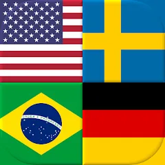 Скачать Flags of All World Countries [МОД: Все открыто, Дополнительные деньги и Меню MOD] | Взлом Flags of All World Countries на Андроид