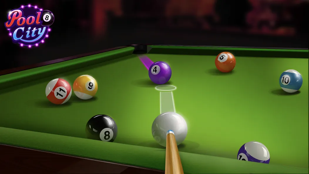 Pooking - Billiards City (Пукинг) [МОД: Бесконечные деньги, Монеты и Мега MOD] Screenshot 1