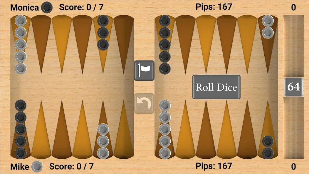 Bluetooth Backgammon [МОД: Все открыто, Дополнительные деньги и Меню MOD] Screenshot 2