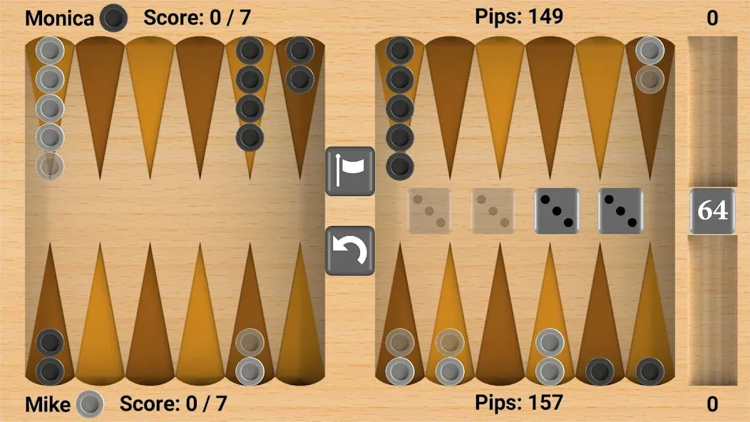 Bluetooth Backgammon [МОД: Все открыто, Дополнительные деньги и Меню MOD] Screenshot 3