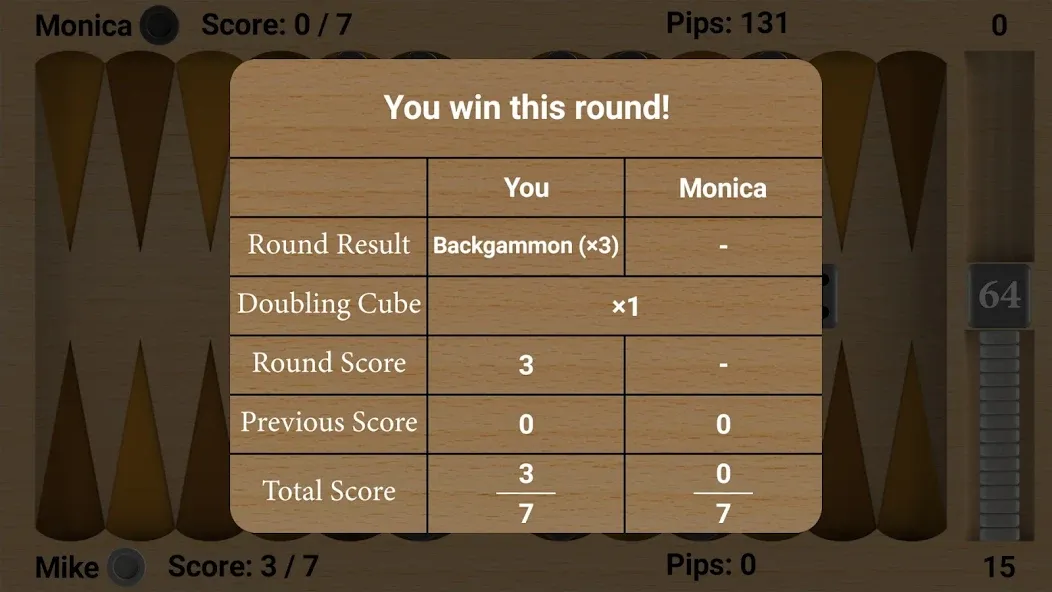 Bluetooth Backgammon [МОД: Все открыто, Дополнительные деньги и Меню MOD] Screenshot 5