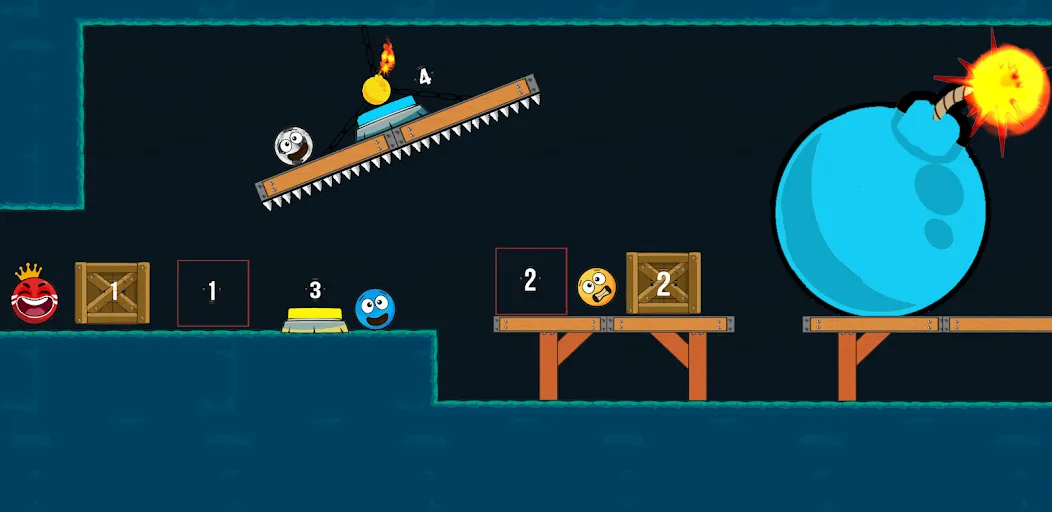Red Hero 4 - red bounce ball 5 [МОД: Все открыто, Дополнительные деньги и Меню MOD] Screenshot 4