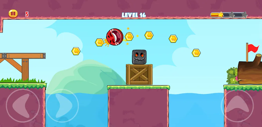 Red Hero 4 - red bounce ball 5 [МОД: Все открыто, Дополнительные деньги и Меню MOD] Screenshot 5