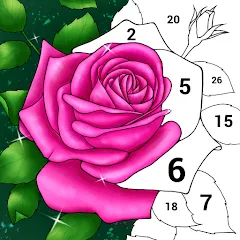 Скачать Casual Color - Color by Number [МОД: Меню, Бесконечные монеты и Открытые уровни] | Взлом Casual Color - Color by Number на Андроид