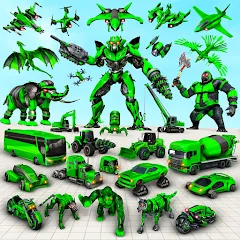 Скачать Multi Animal Robot Car Games (Мульти Анимал Робот Кар Игры) [МОД: Много монет, Открытые уровни и Мега MOD] | Взлом Multi Animal Robot Car Games на Андроид