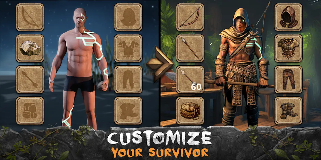 Survival Island: Survivor EVO (Сурвайвал айленд) [МОД: Деньги, Монеты и Меню MOD] Screenshot 5
