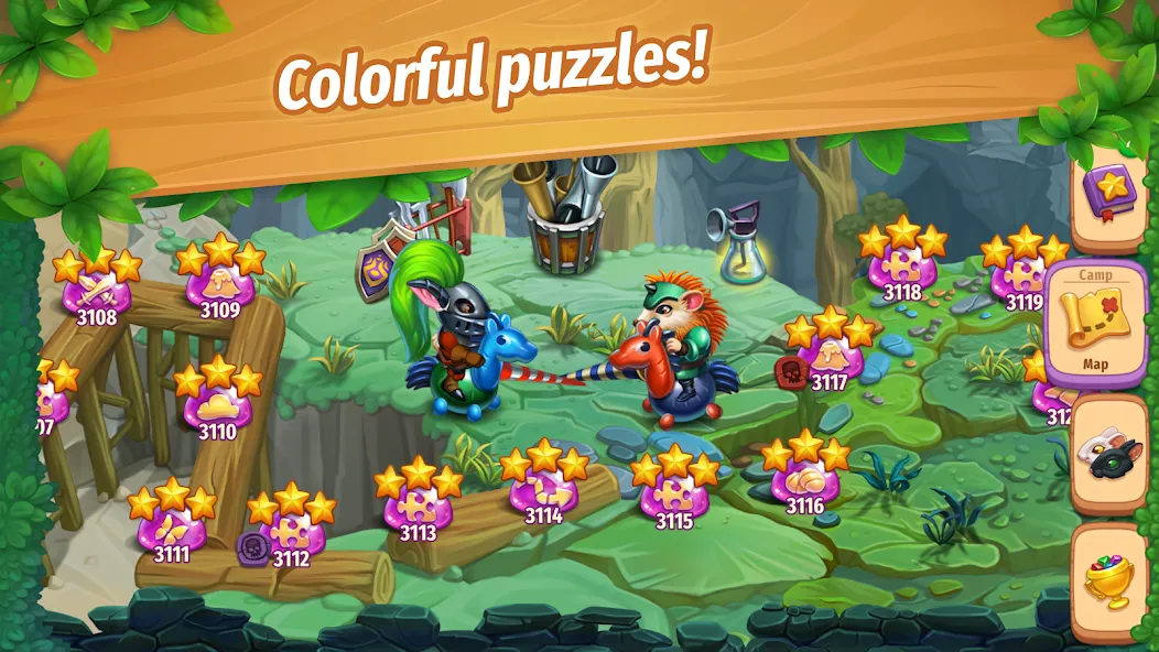 Strongblade: Match 3 Game (Стронгблейд) [МОД: Деньги, Монеты и Меню MOD] Screenshot 4
