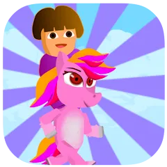 Скачать Dora Riding Pony Escape Jungle (Дора на Пони Едет из Джунглей) [МОД: Бесконечные деньги, Монеты и Мега MOD] | Взлом Dora Riding Pony Escape Jungle на Андроид