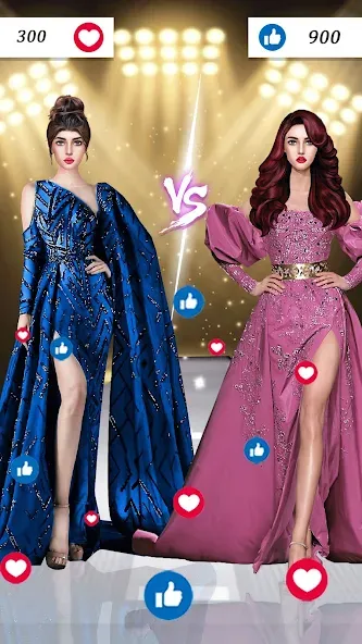 Fashion Show: Dress up Games (Фэшн Шоу) [МОД: Много денег, Монет и Все открыто] Screenshot 4