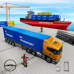 Скачать Cargo Transport Truck Driving (Грузовик перевозки грузов) [МОД: Много денег, Монет и Все открыто] | Взлом Cargo Transport Truck Driving на Андроид