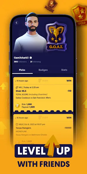 Fliff - Sports Picks (Флифф) [МОД: Много монет, Открытые уровни и Мега MOD] Screenshot 3