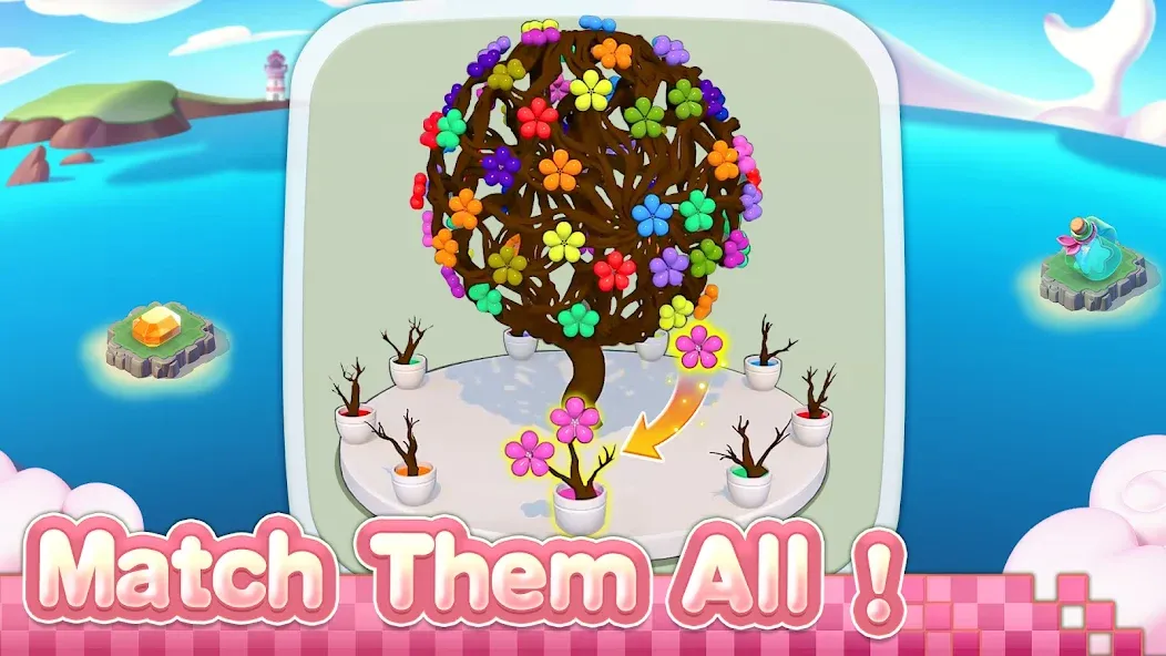 Mergical-Fun Match Island Game (Мерджикал) [МОД: Меню, Бесконечные монеты и Открытые уровни] Screenshot 2