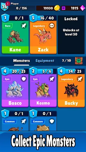 Monster RPG: AFK Idle Clicker (Монстер РПГ) [МОД: Деньги, Монеты и Меню MOD] Screenshot 1