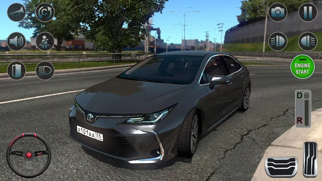 Fury Driving School: Car Game [МОД: Много денег, Монет и Все открыто] Screenshot 1