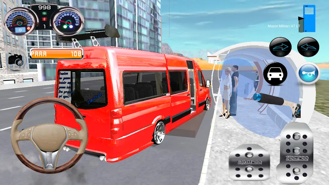 Minibüs Şoförü [МОД: Меню, Бесконечные монеты и Открытые уровни] Screenshot 2