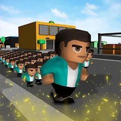 Скачать Crowd War - Action Game (Крауд Вар) [МОД: Бесконечные деньги, Монеты и Мега MOD] | Взлом Crowd War - Action Game на Андроид